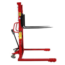 Cargar imagen en el visor de la galería, Apilador Hidráulico de 1 tonelada y 1.6 metros - base extra ancha fija