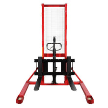 Cargar imagen en el visor de la galería, Apilador Hidráulico de 1 tonelada y 1.6 metros - base extra ancha fija