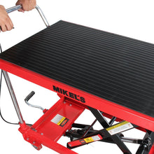 Cargar imagen en el visor de la galería, Mesa elevadora hidráulica de 500 kg de 82 x 52 cm