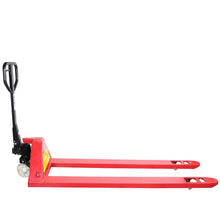 Cargar imagen en el visor de la galería, Patin Hidráulico Traspaleta Con Ruedas De Nylon Sistema Tándem Uñas Extra Largas 3 Ton