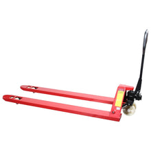 Cargar imagen en el visor de la galería, Patin Hidráulico Traspaleta Con Ruedas De Nylon Sistema Tándem Uñas Extra Largas 3 Ton