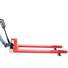 Cargar imagen en el visor de la galería, Patin Hidráulico Traspaleta Con Ruedas De Nylon Sistema Tándem Uñas Extra Largas 3 Ton