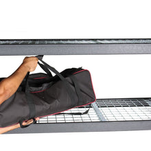 Cargar imagen en el visor de la galería, Estante Para Almacenaje Metálico Industrial (77”X24”) 4 Repisas, 2500 Kg