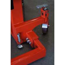 Cargar imagen en el visor de la galería, Apilador manual hidráulico de 1 tonelada con patas y uñas ajustables - Mesumex