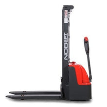 Cargar imagen en el visor de la galería, Apilador Eléctrico de 1.5 toneladas y 3.6 metros de altura con patas y uñas ajustables de base angosta - Mesumex