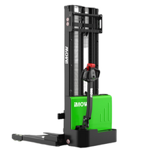 Cargar imagen en el visor de la galería, Apilador eléctrico de 1.2 tonelada y 3.6 metros de altura con base ajustable