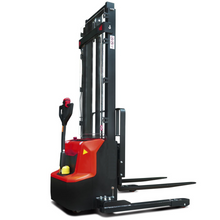 Cargar imagen en el visor de la galería, Montacargas - Apilador Eléctrico de 1 tonelada y 3.6 metros de altura con patas y uñas ajustables - Mesumex
