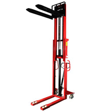 Cargar imagen en el visor de la galería, Apilador Hidráulico de 1 tonelada y 3 metros - base fija