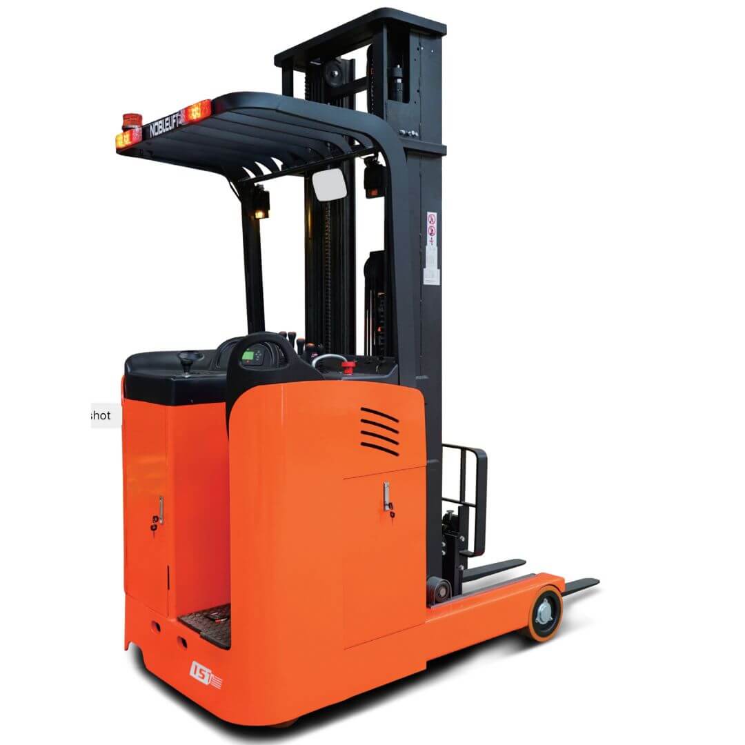 Montacargas para manejo de tarimas con operador de pie, image size:1080x1080