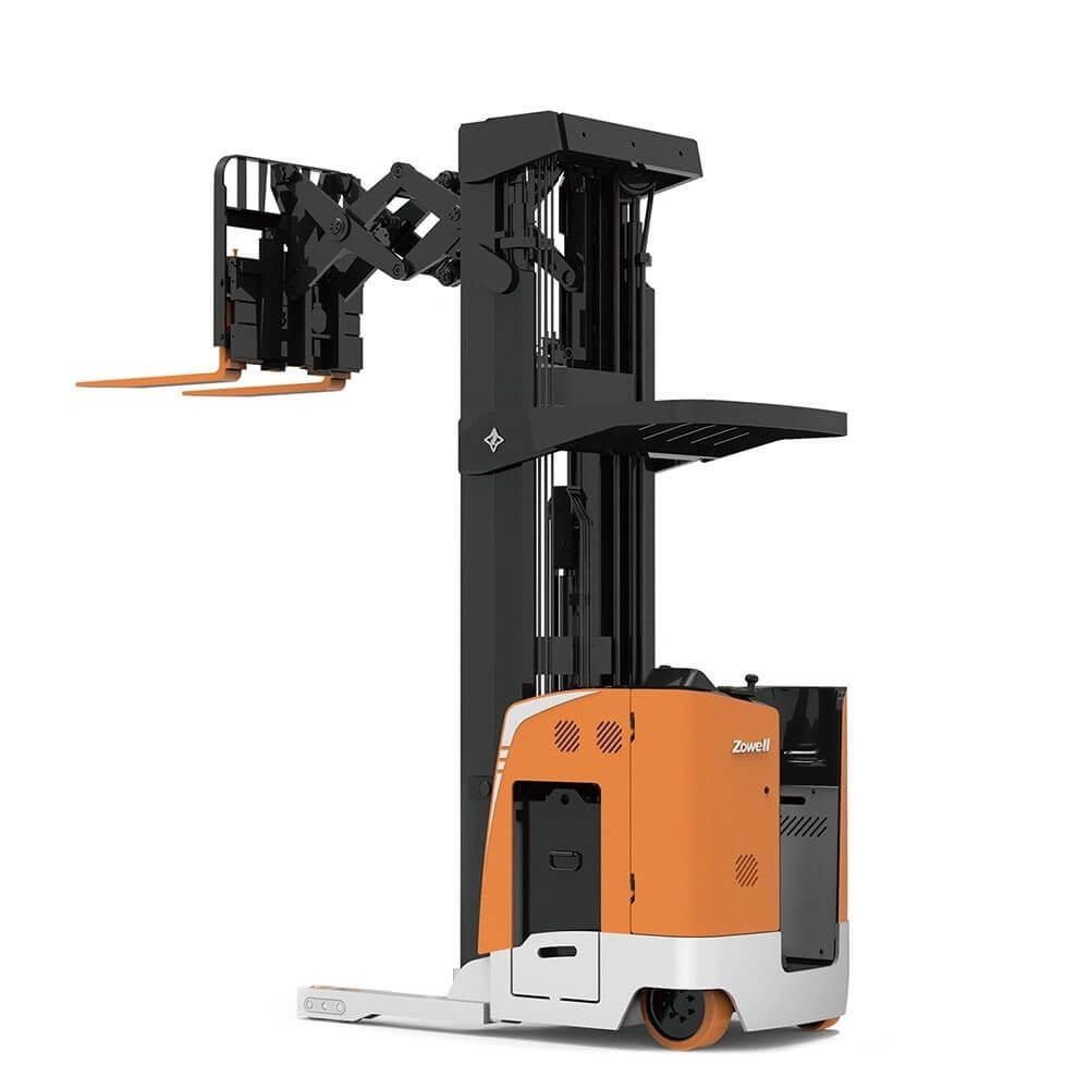 Montacargas Doble Reach Hombre Parado de 1.5 tonelada