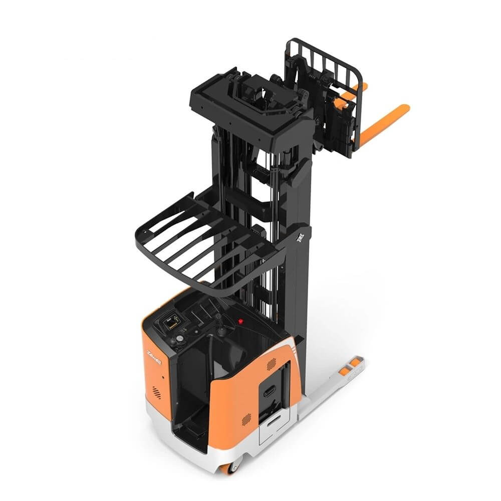 Montacargas Doble Reach Hombre Parado de 1.5 tonelada